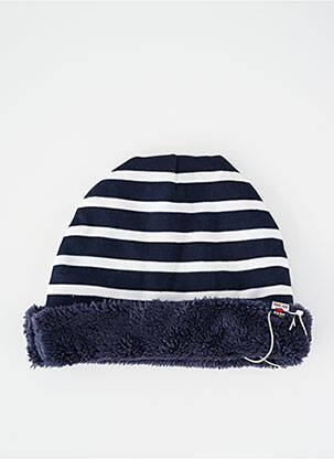 Bonnet doublure bleu WEEK END A LA MER enfant