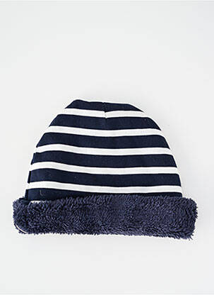 Bonnet doublure bleu WEEK END A LA MER enfant