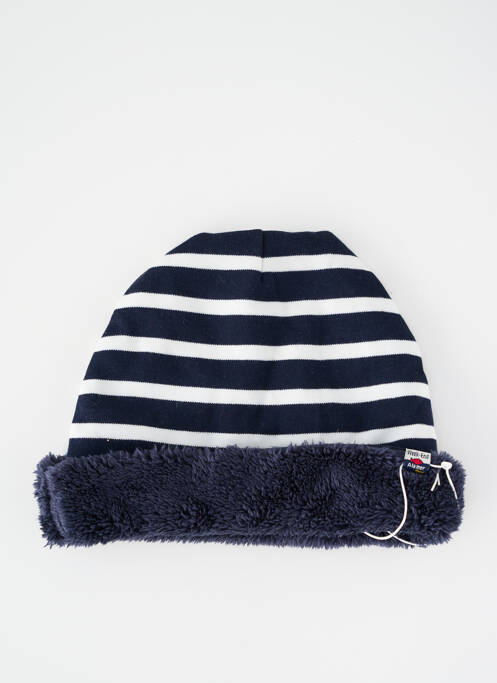 Bonnet bleu WEEK END A LA MER pour enfant