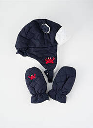 Bonnet doublure bleu WEEK END A LA MER garcon