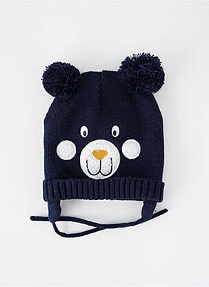 Bonnet bleu WEEK END A LA MER garçon