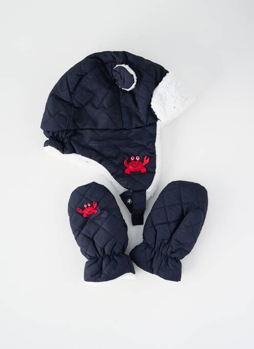 Bonnet doublure bleu WEEK END A LA MER garcon