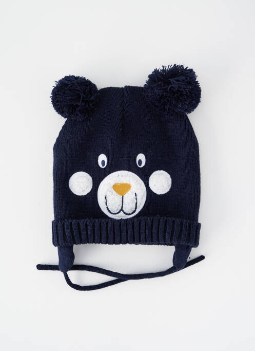 Bonnet bleu WEEK END A LA MER garçon