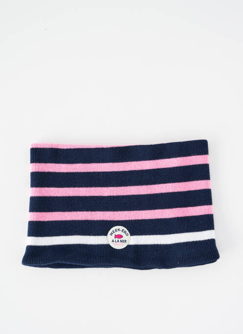 Col / Tour de cou bleu WEEK END A LA MER fille