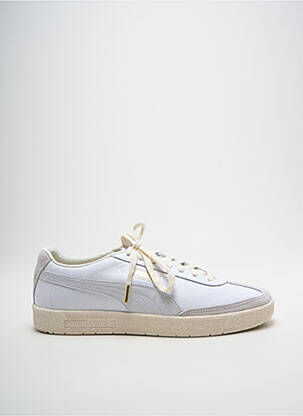 Baskets bout rond bout rond blanc PUMA homme