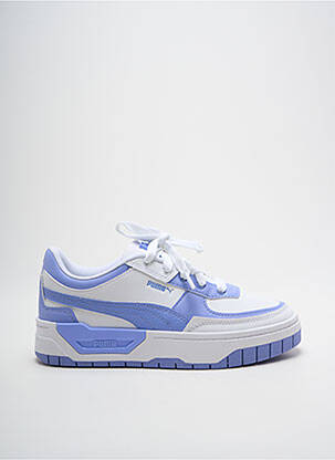 Baskets bout rond talon plat jusqu'à 3cm blanc PUMA femme