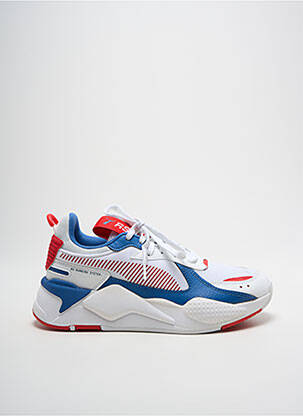 Baskets fermeture lacets bout rond bleu PUMA garcon