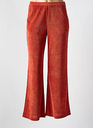 Pantalon flare stretch taille normale orange THE KORNER femme
