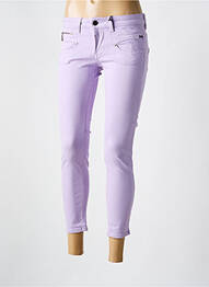 Jeans coupe slim taille basse taille basse violet FREEMAN T.PORTER femme