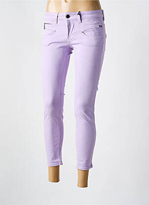 Jeans coupe slim taille basse taille basse violet FREEMAN T.PORTER femme
