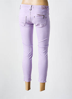 Jeans coupe slim taille basse taille basse violet FREEMAN T.PORTER femme