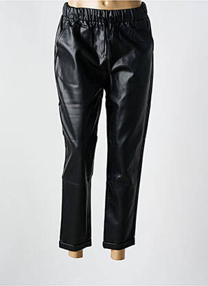 Pantalon 7/8 taille élastique taille normale noir TEDDY SMITH femme