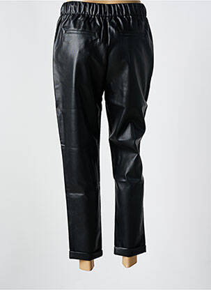 Pantalon 7/8 taille élastique taille normale noir TEDDY SMITH femme