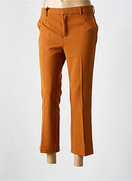 Pantalon 7/8 taille à pinces taille normale orange TEDDY SMITH femme