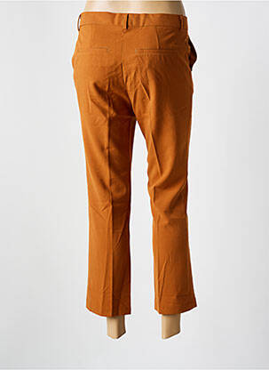 Pantalon 7/8 taille à pinces taille normale orange TEDDY SMITH femme