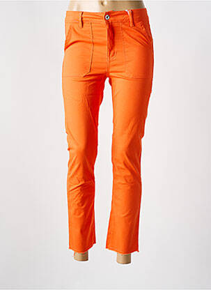 Pantalon 7/8 stretch taille normale orange LES P'TITES BOMBES femme