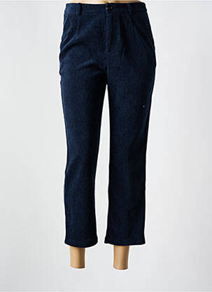 Pantalon 7/8 stretch bleu THE KORNER femme