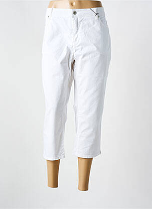 Pantacourt stretch taille normale blanc LEE COOPER femme