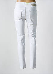 Jeans coupe slim blanc DESIGUAL pour femme seconde vue