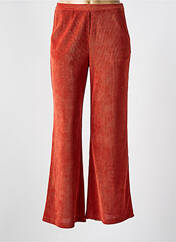 Pantalon flare orange THE KORNER pour femme seconde vue
