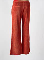 Pantalon flare orange THE KORNER pour femme seconde vue