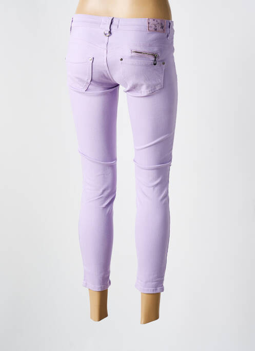 Jeans coupe slim violet FREEMAN T.PORTER pour femme