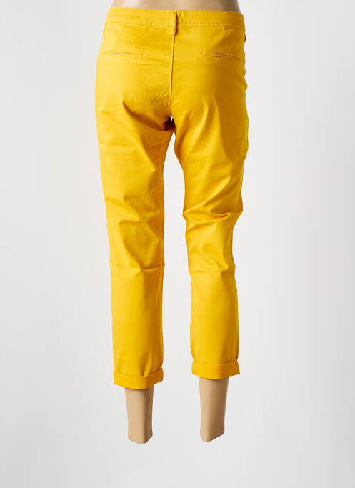Pantalon 7/8 jaune TEDDY SMITH pour femme