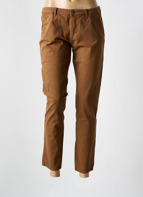 Pantalon 7/8 marron SCHOOL RAG pour femme