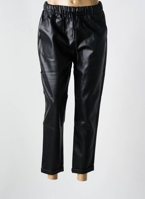 Pantalon 7/8 noir TEDDY SMITH pour femme