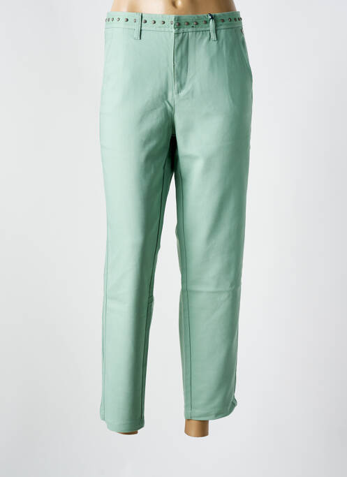 Pantalon chino vert FREEMAN T.PORTER pour femme