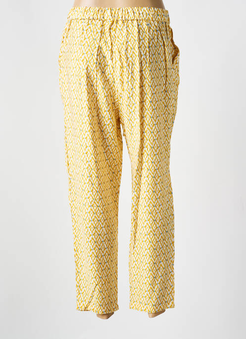 Pantalon droit jaune THE KORNER pour femme