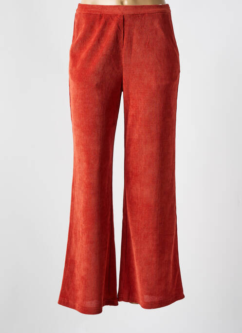 Pantalon flare orange THE KORNER pour femme