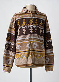 Veste casual fermeture boutonnée sur le devant marron LEE COOPER homme