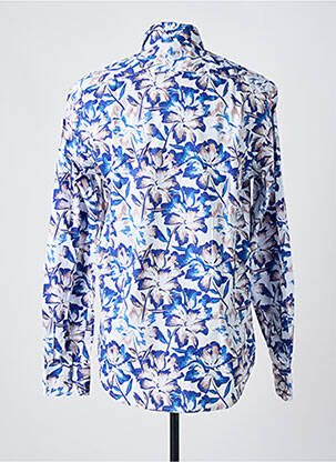 Chemise manches longues coupe droite bleu CAMBERABERO homme