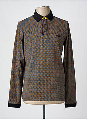 Polo manches longues manches longues noir LEE COOPER homme