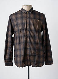 Chemise manches longues coupe droite marron LEE COOPER homme