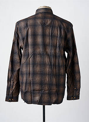 Chemise manches longues coupe droite marron LEE COOPER homme