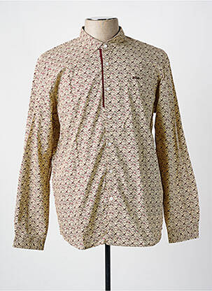 Chemise manches longues imprimé fantaisie marron LEE COOPER homme