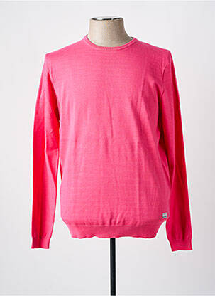 Pull col rond manches longues rose LEE COOPER homme