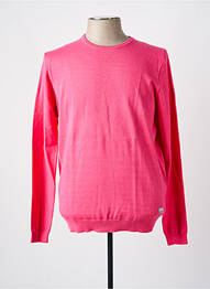 Pull col rond manches longues rose LEE COOPER homme