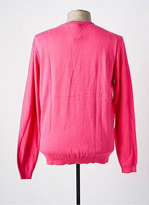 Pull col rond manches longues rose LEE COOPER homme