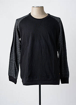 Pull col rond manches longues noir LEE COOPER homme