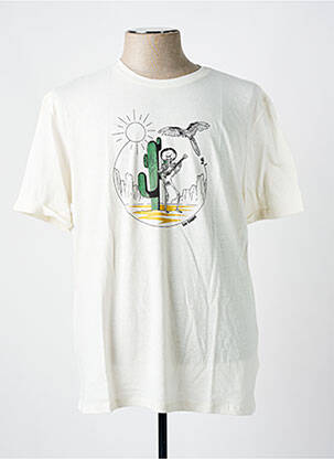T-shirt coupe droite manches courtes blanc LEE COOPER homme