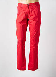 Pantalon chino stretch taille normale rouge TEDDY SMITH homme