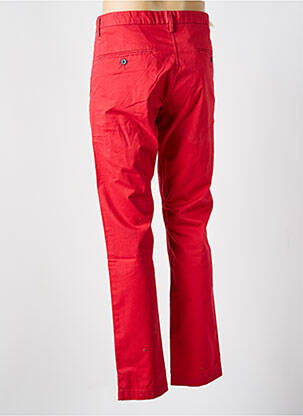 Pantalon chino stretch taille normale rouge TEDDY SMITH homme
