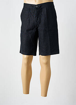 Bermuda coupe droite taille normale noir TEDDY SMITH homme