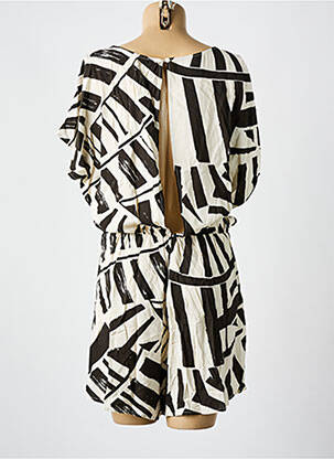 Combishort coupe cintrée manches courtes noir LPB femme