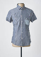 Chemise manches courtes bleu DEEP DENIM pour homme seconde vue