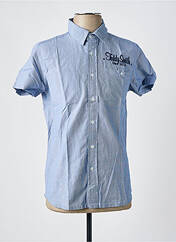 Chemise manches courtes bleu TEDDY SMITH pour homme seconde vue