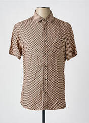 Chemise manches courtes marron TEDDY SMITH pour homme seconde vue